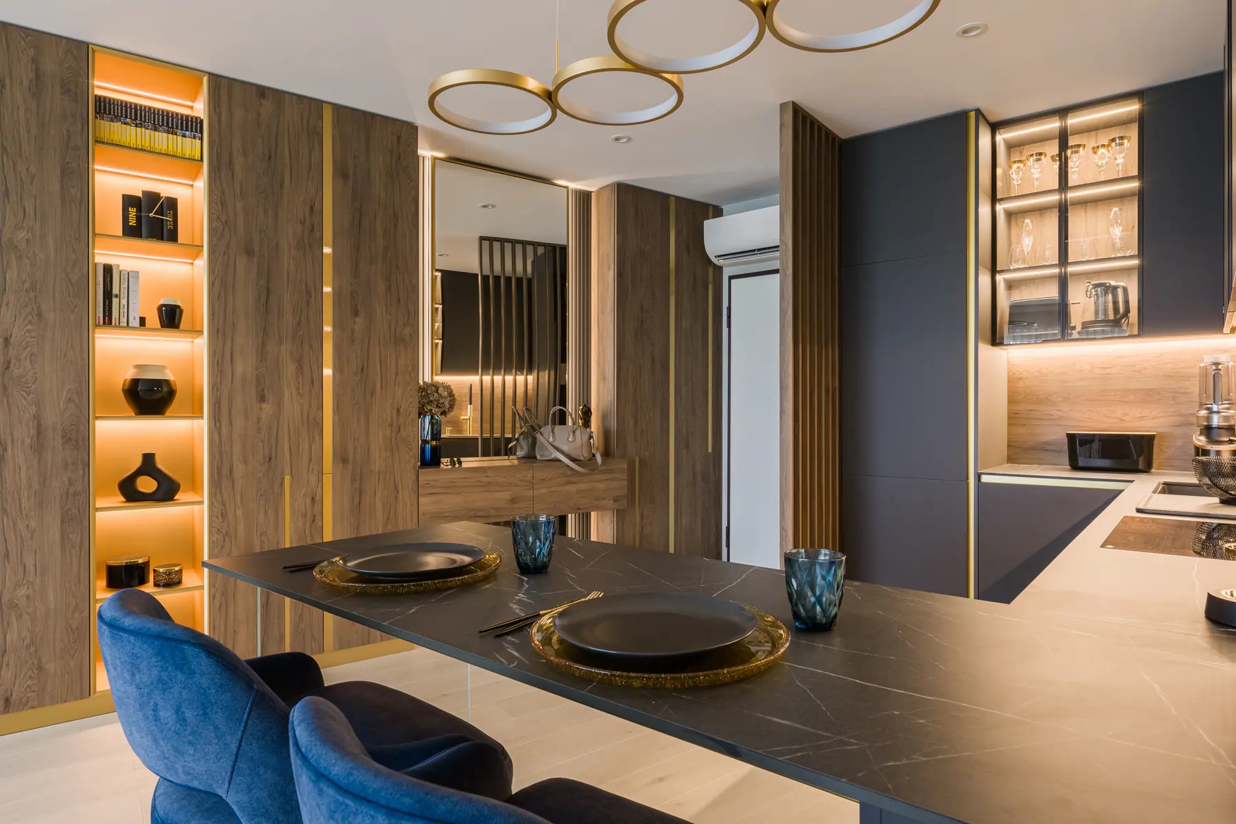 Apartment 02 — mobilier rezidențial la comandă, proiect Moodilier